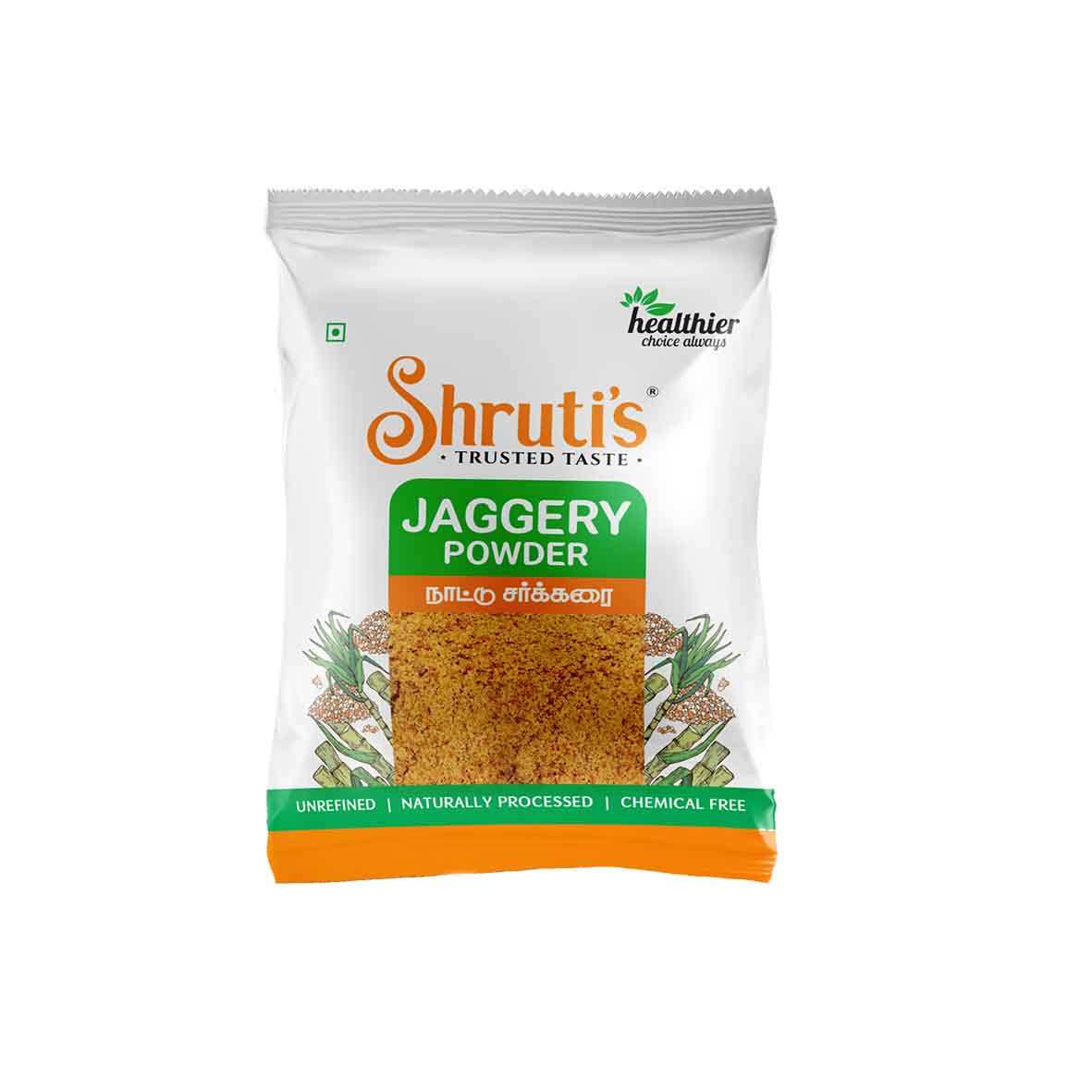 Shrutis Cane Jaggery Powder 225 gm pouch