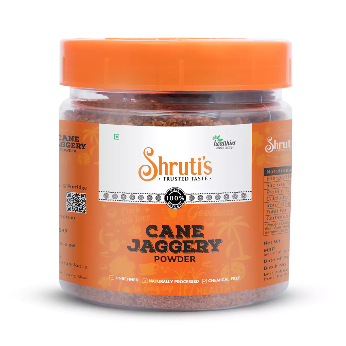Shrutis Cane Jaggery Powder 250 gm